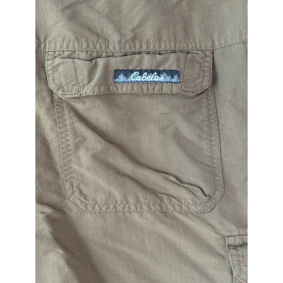 Cabelas Hiking Pants 38/34 Zip Off Convertible Cargo Shorts Zip Pockets Outdoors - Picture 8 of 8